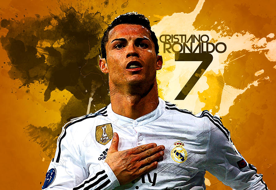 Cristiano Ronaldo Digital Art By Semih Yurdabak