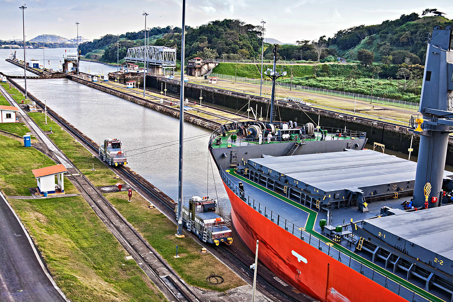Crossing Panama Canal #2 Photograph by Tatiana Travelways