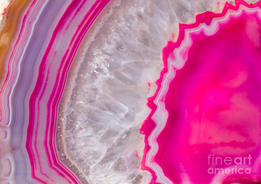 Crystal Geode - Close-up #2 Photograph by Anthony Totah