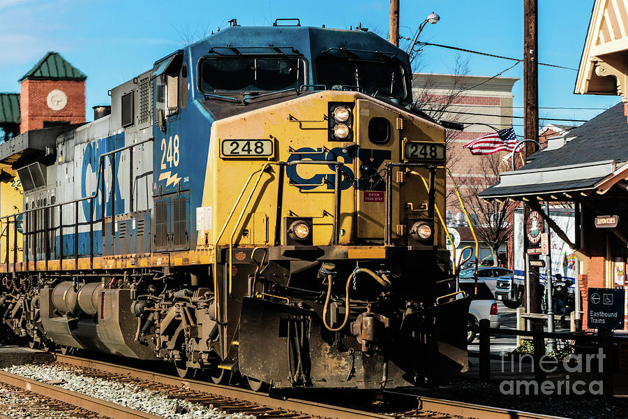 CSX Engine Gaithersburg Maryland #2 Photograph by Thomas Marchessault