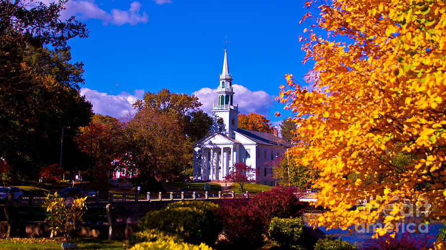Fall Foliage in Milford, Connecticut Photograph by New England Photography