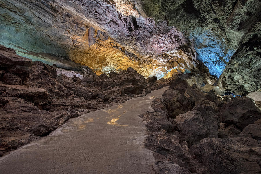 Canary Photograph - Cueva de los Verdes - Lanzarote #2 by Joana Kruse