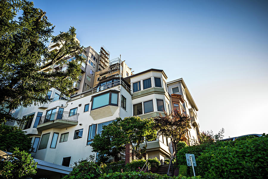 Curvy Winding Lombard Street San Francisco #2 Photograph by Alex Grichenko