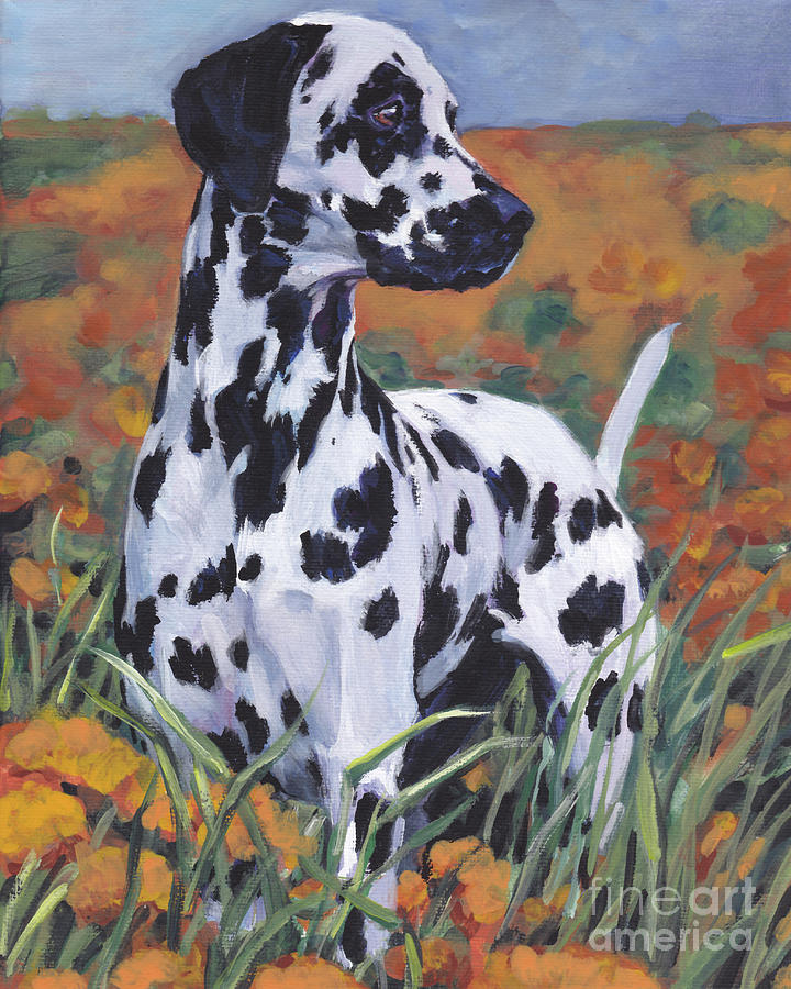 Dalmatian #2 Painting by Lee Ann Shepard