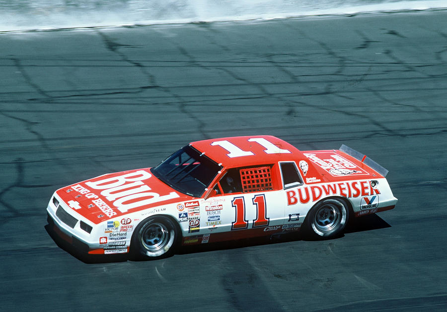 Darrell Waltrip 11 Budweiser Chevrolet At Daytona Photograph by David