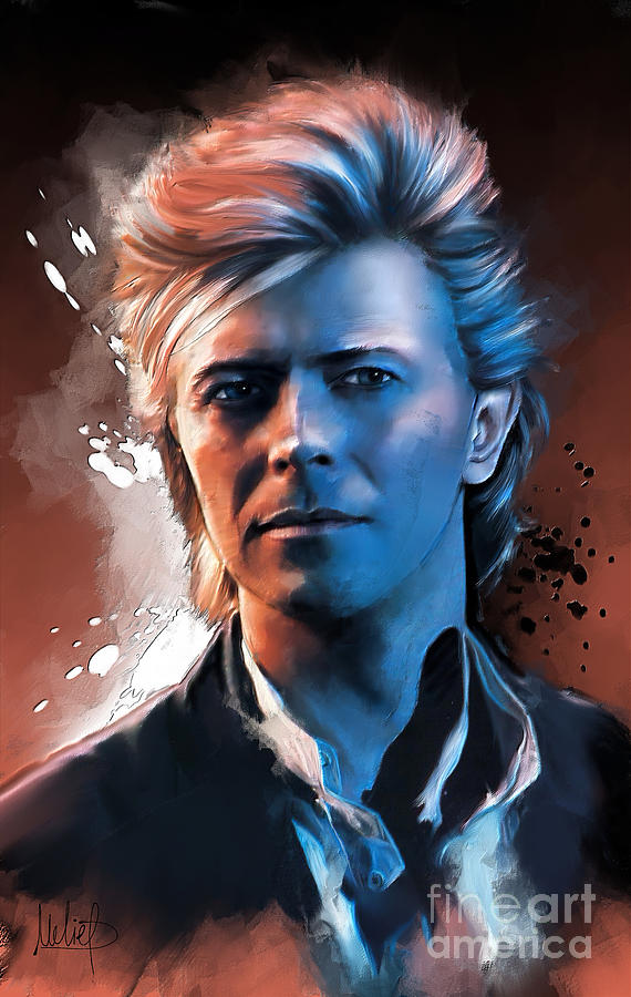 David Bowie Painting - David Bowie #2 by Melanie D