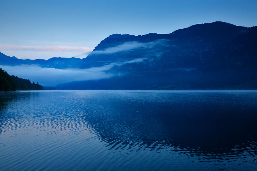 Dawn at Lake Bohinj in Slovenia #2 Photograph by Ian Middleton