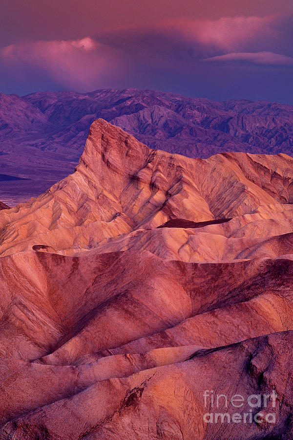 Dawn Zabriski Point Death Valley National Park California #2 Photograph by Dave Welling