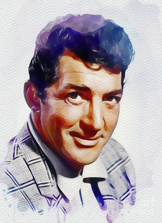 Dean Martin, Hollywood Legend #2 Painting by Esoterica Art Agency ...