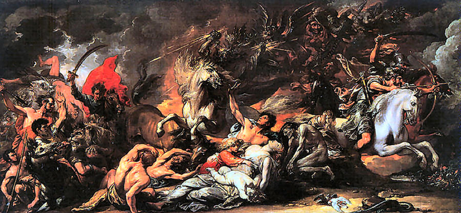 Death On A Pale Horse #2 Painting by Benjamin West