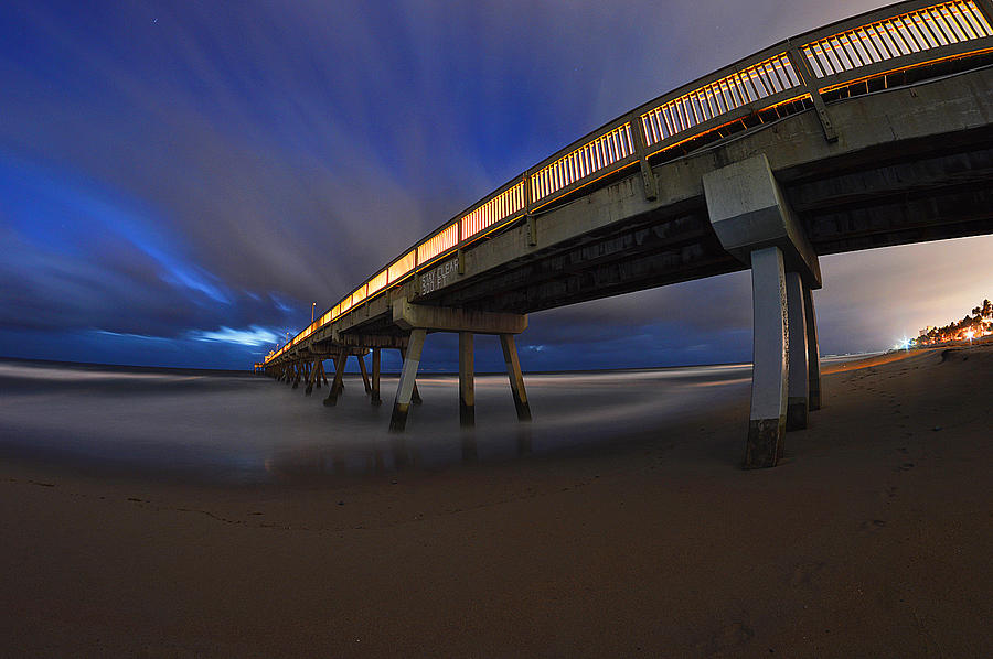 Pier Photograph - Deerfield Beach, Florida pier #2 by Paul Cook