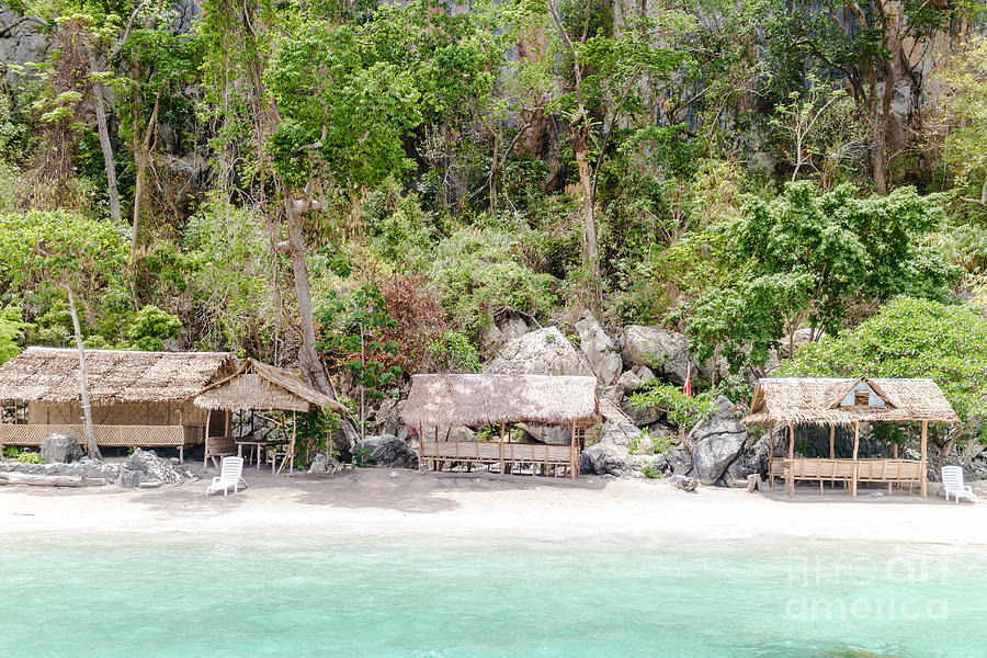 Delightful beach on remote Coron island #2 Photograph by Didier Marti