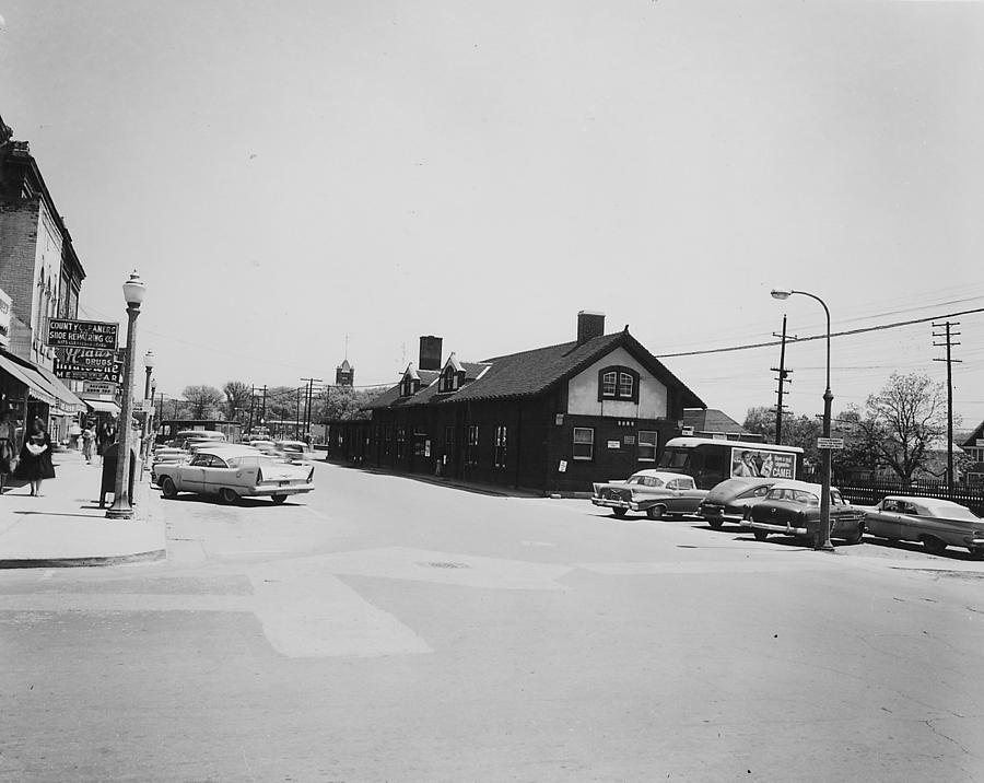 Depot in Wheaton Illinois - 1960 #1 Photograph by Chicago and North Western Historical Society