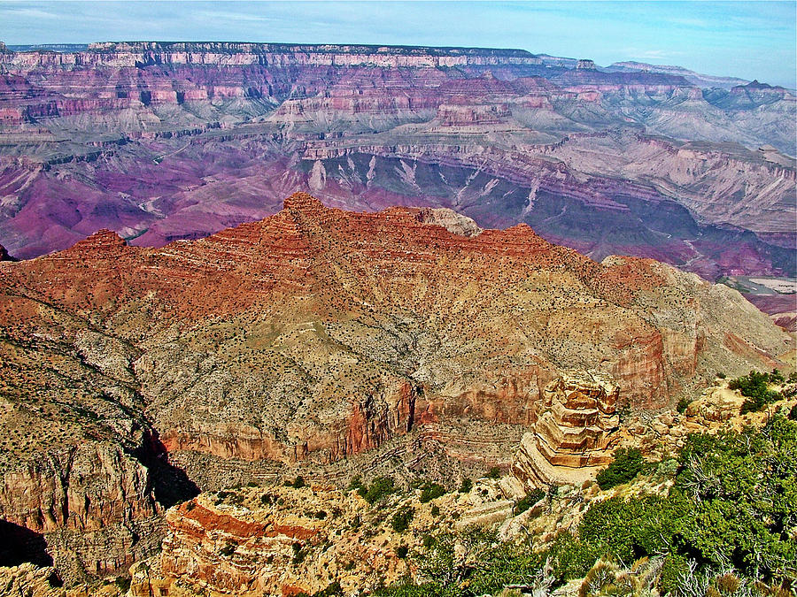 Desert Watchtower View on East Side of South Rim of Grand Canyon National Park-Arizona  #2 Photograph by Ruth Hager