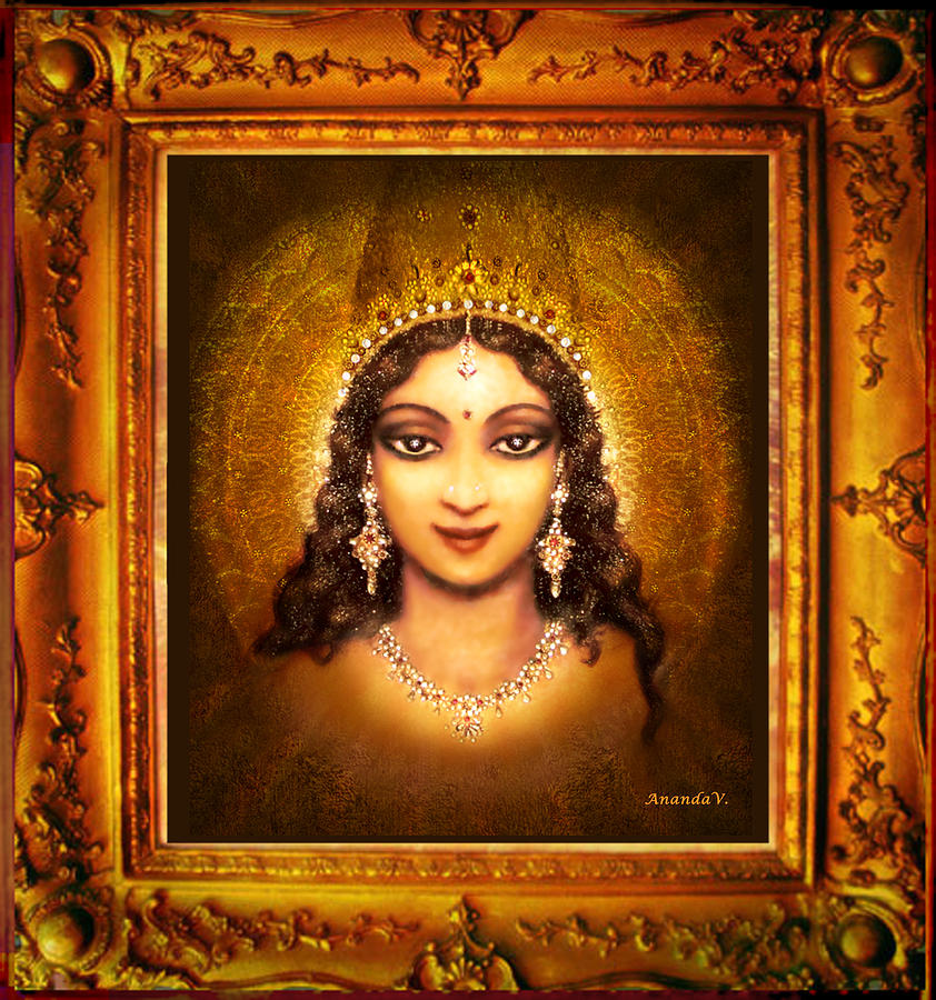 Devi Darshan #2 Mixed Media by Ananda Vdovic