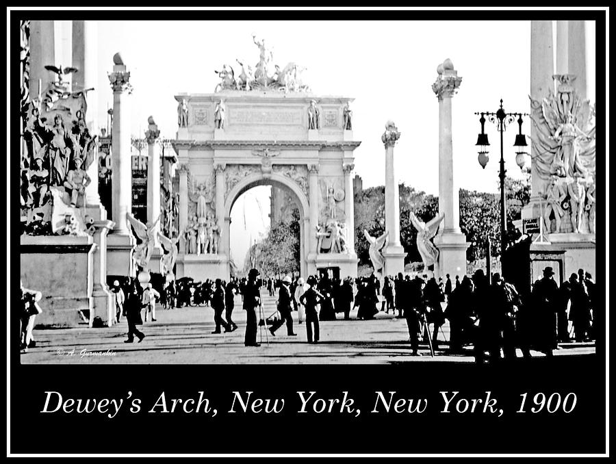 Deweys Arch, New York, 1900, Vintage Photograph #1 Photograph by A Macarthur Gurmankin