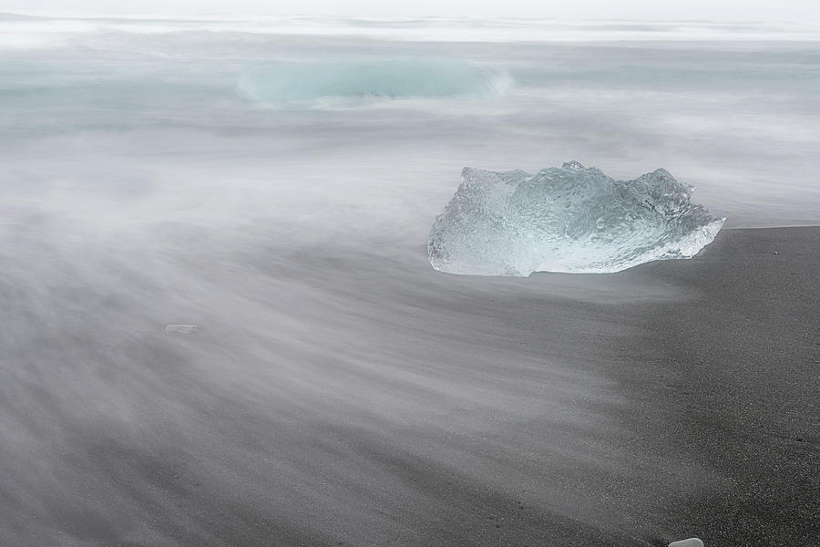 Diamonds floating in beaches, Iceland #2 Photograph by Pradeep Raja PRINTS