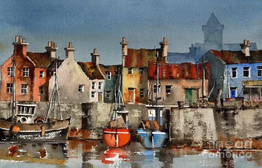 Dingle Harbour, Kerry #3 Painting by Val Byrne