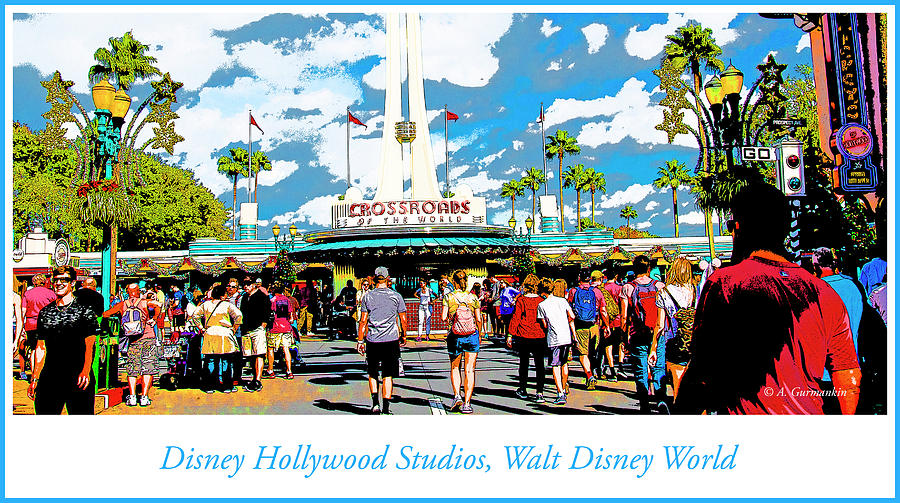 Disney Hollywood Studios, Walt Disney World #2 Digital Art by A Macarthur Gurmankin