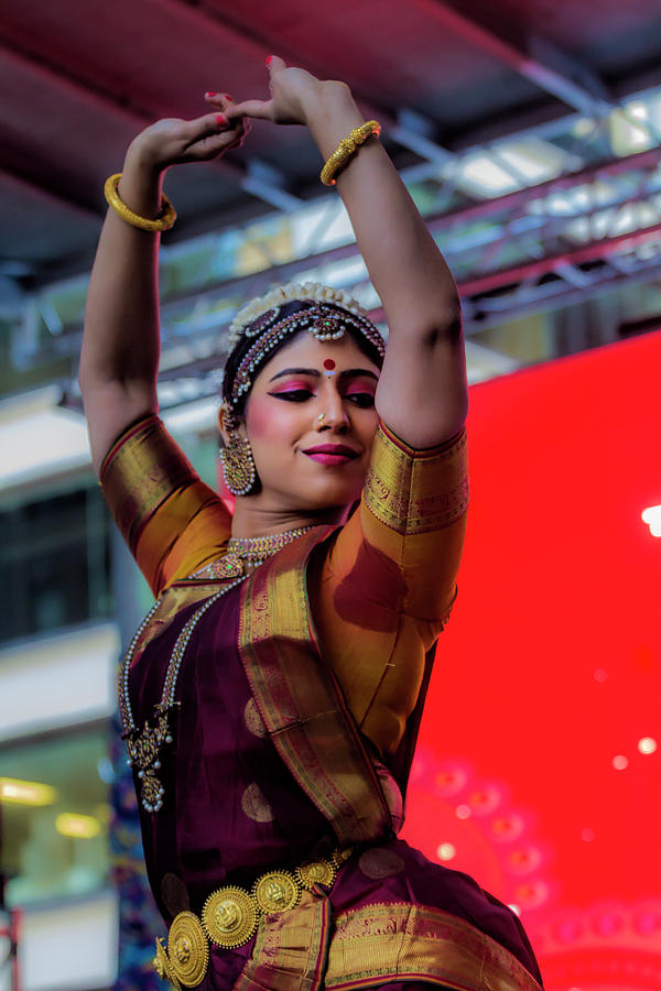 Diwali Festival NYC 2017 Female Classical Dancer #2 Photograph by Robert Ullmann