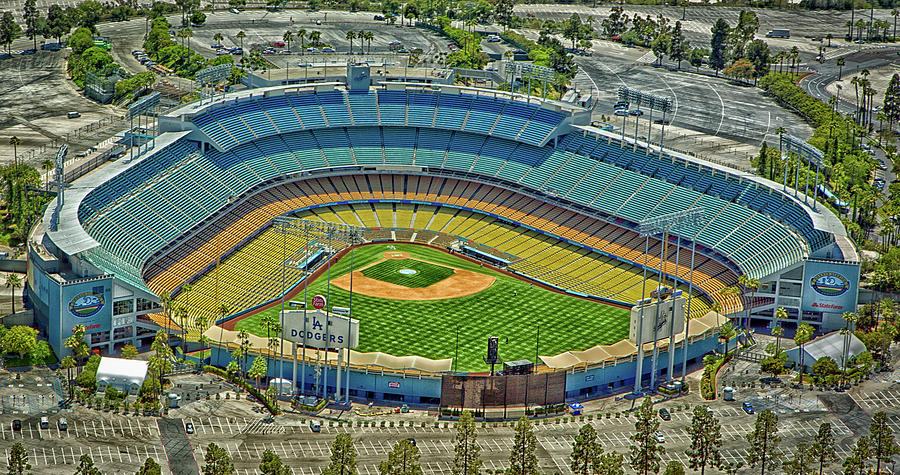 Los Angeles Dodgers Photograph - Dodger Stadium #2 by Mountain Dreams
