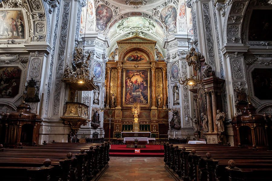 Dominican Church Interior in Vienna #2 Photograph by Artur Bogacki