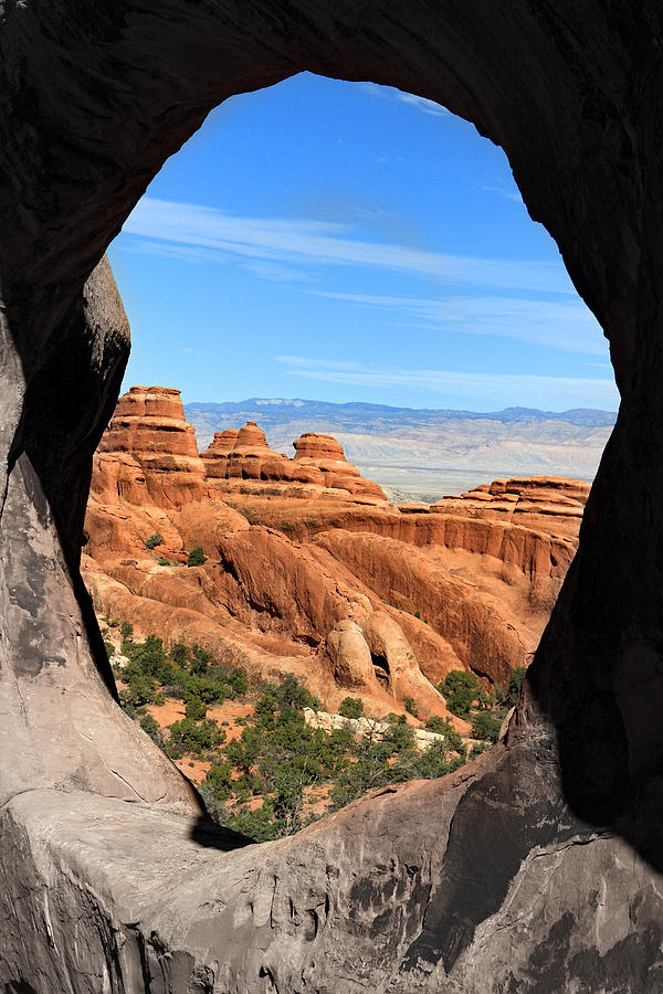 Double 0 Arch in Arches National Park #2 Photograph by Pierre Leclerc Photography