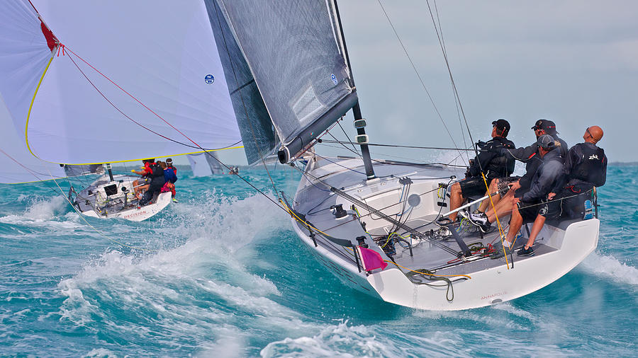 Downwind at Key West #5 Photograph by Steven Lapkin