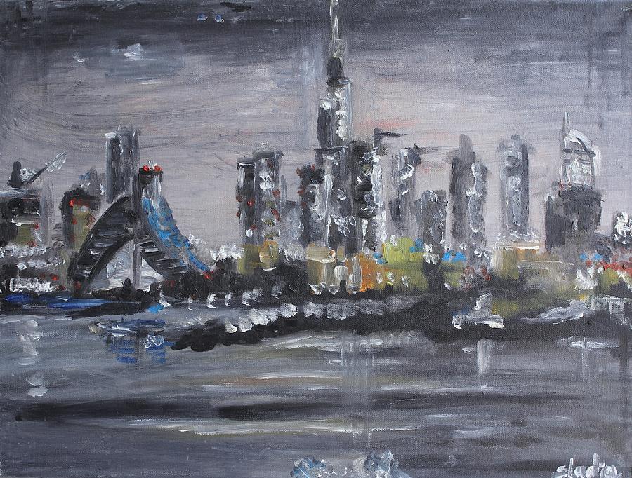 Dubai #2 Painting by Sladjana Lazarevic