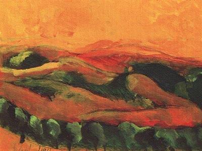 Gaia Painting - 2 Earth Goddesses by Harry Weisburd Gaia Painting - 2 Earth Goddesses by Harry Weisburd