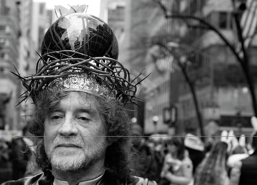 Easter Parade NYC 4_1_2018 NYC Protester #2 Photograph by Robert Ullmann