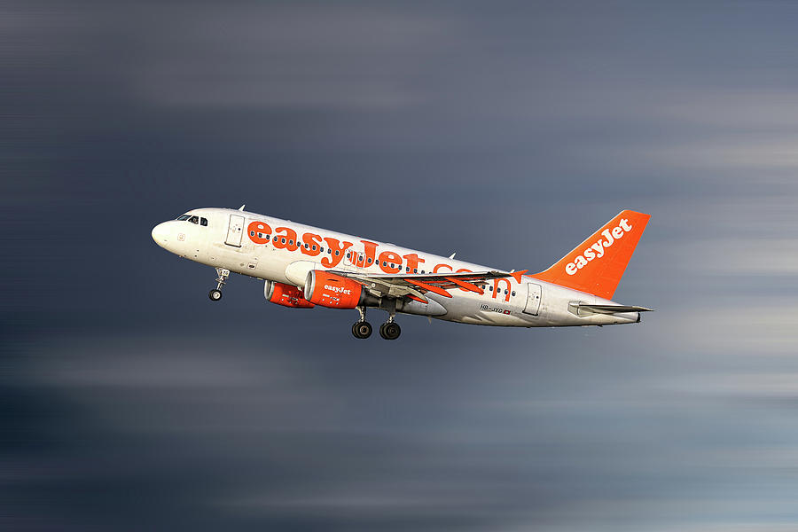 Easyjet Mixed Media - EasyJet Airbus A319-111 #2 by Smart Aviation