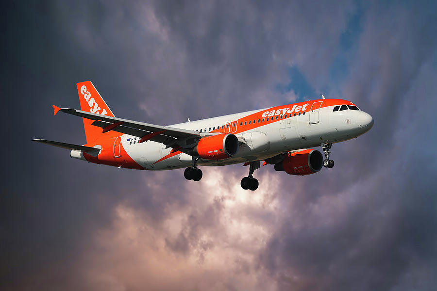 Easyjet Photograph - Easyjet Airbus A320-214 by Smart Aviation Easyjet Photograph - Easyjet Airbus A320-214 by Smart Aviation