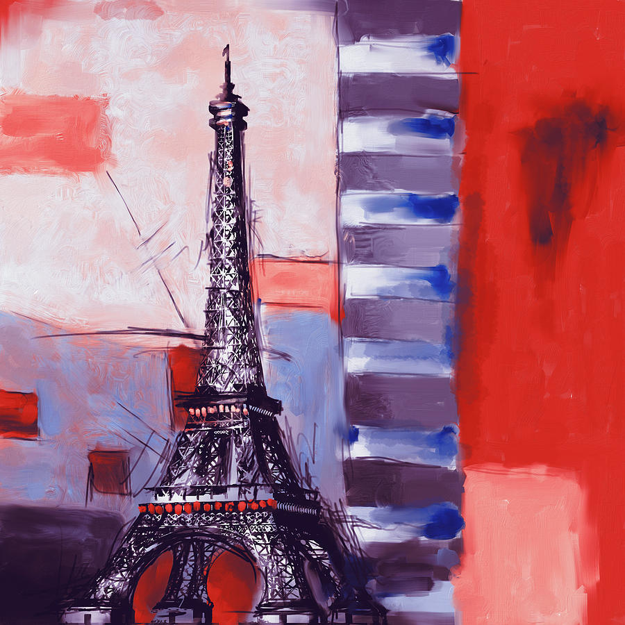 Eiffel Tower Painting - Eiffel Tower II #2 by Mawra Tahreem