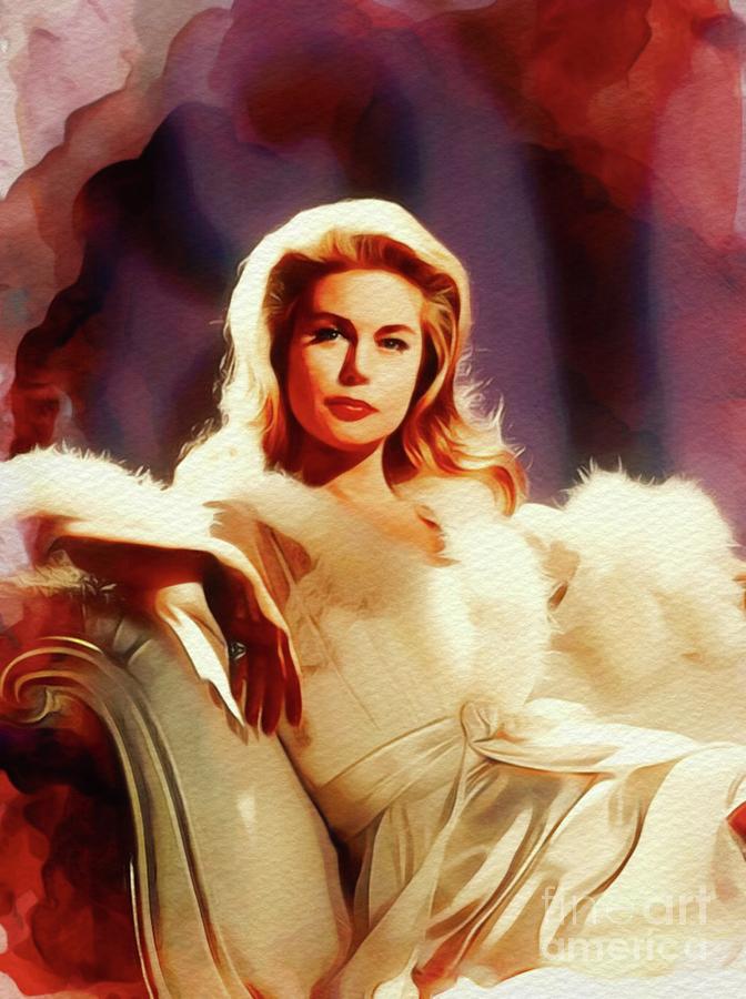 Elizabeth Montgomery, Vintage Actress #2 Painting by Esoterica Art Agency