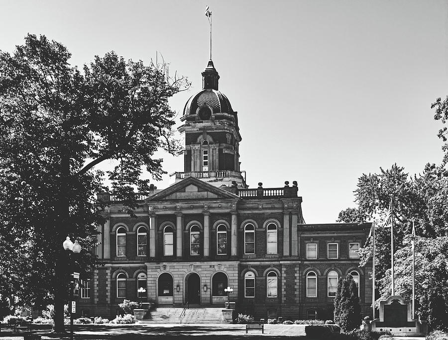 Architecture Photograph - Elkhart County Courthouse - Goshen, Indiana #2 by Mountain Dreams