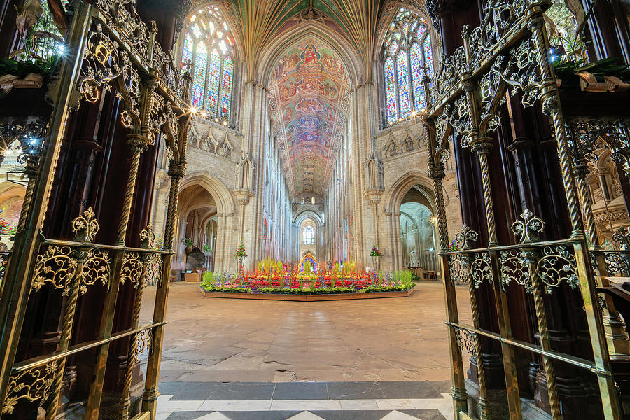 Ely Cathedral Flower Festival #2 Photograph by James Billings