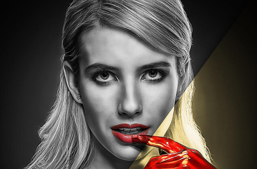 Emma Roberts Collection #2 Mixed Media by Marvin Blaine