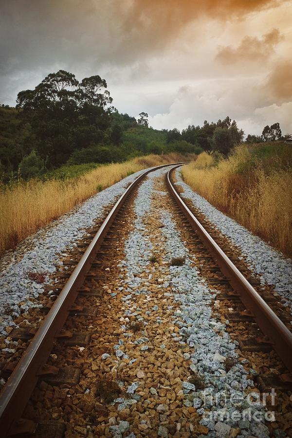 Transportation Photograph - Empty Railway #2 by Carlos Caetano