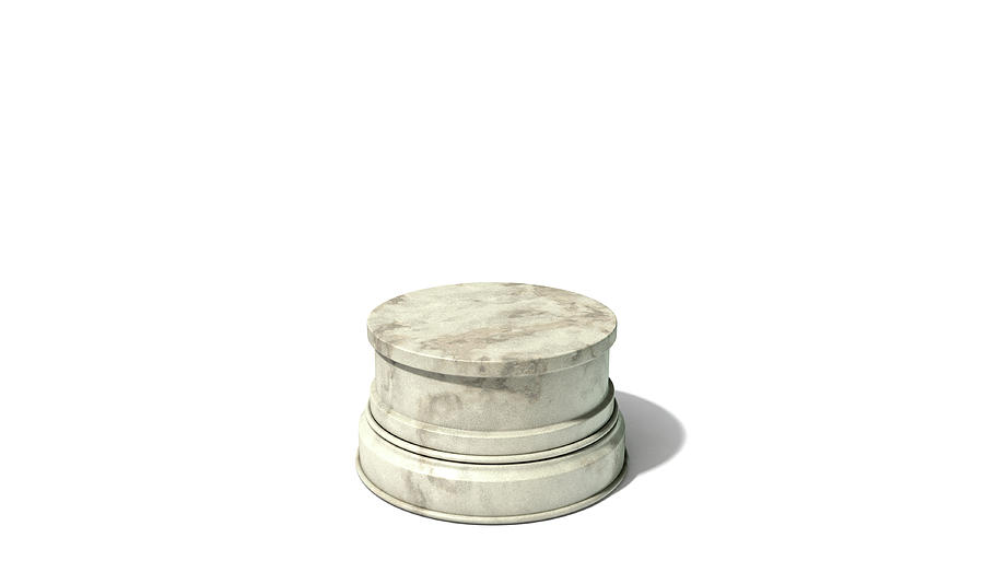 Trophy Digital Art - Empty Trophy Base by Allan Swart Trophy Digital Art - Empty Trophy Base by Allan Swart