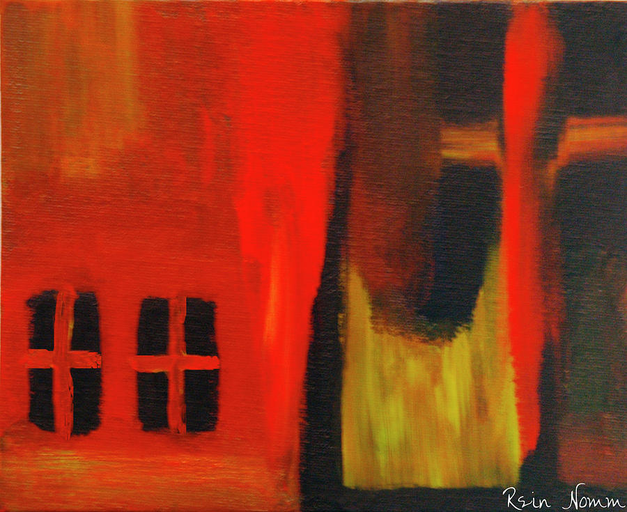 Empty Windows #3 Painting by Rein Nomm