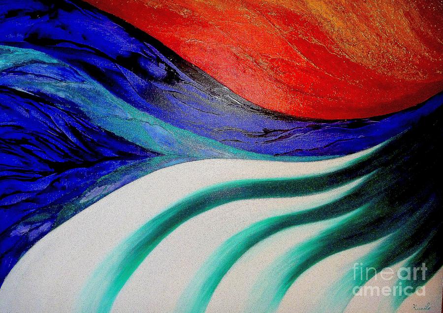 Energy #3 Painting by Kumiko Mayer