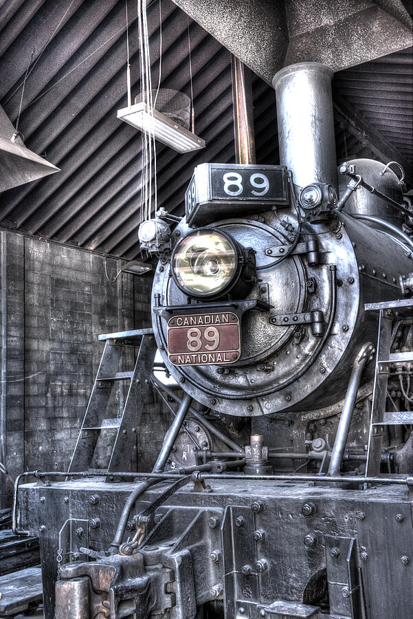 Engine 89 in shed #2 Photograph by Paul W Faust - Impressions of Light