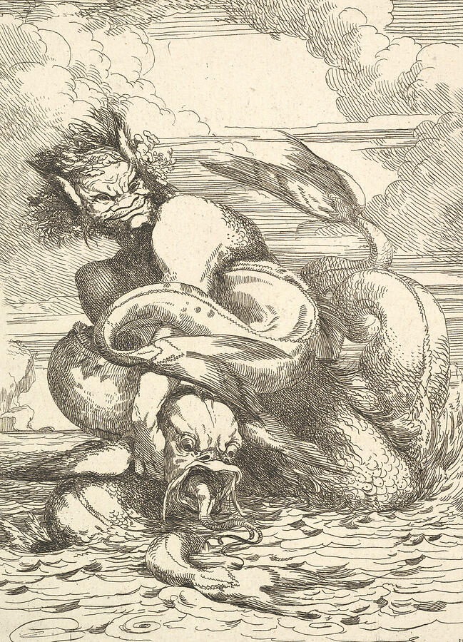 Enragd Monster, from 1778 Relief by John Hamilton Mortimer