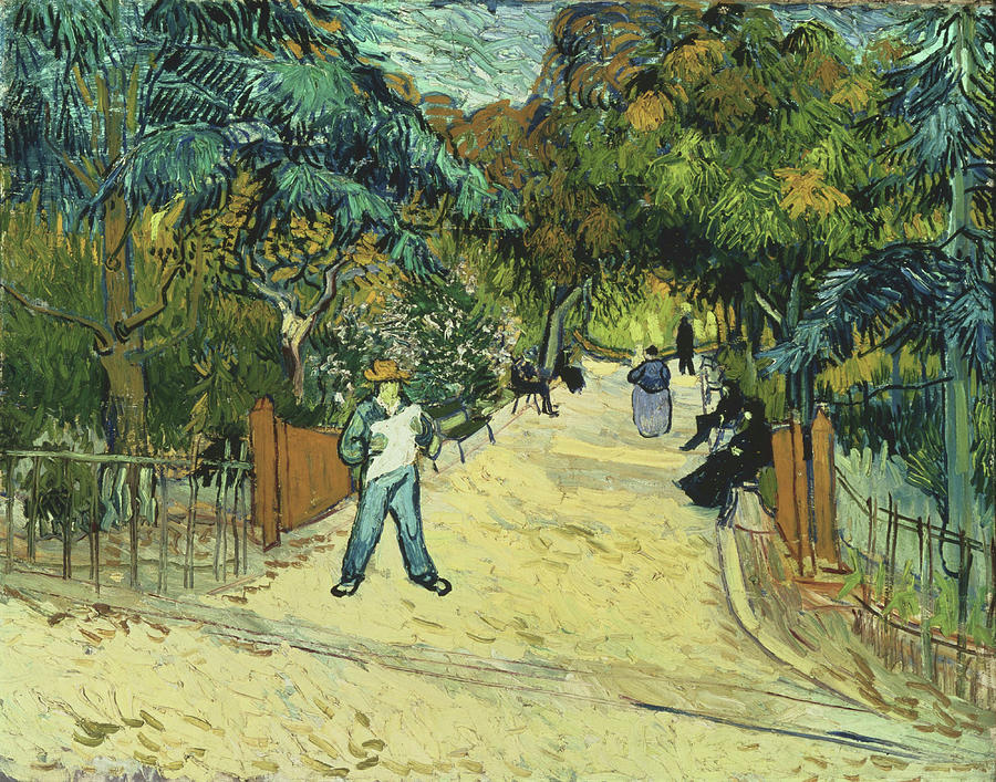Entrance to the Public Gardens in Arle #2 Painting by Vincent van Gogh