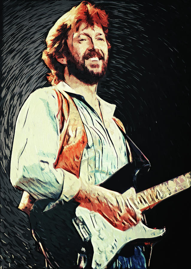 Eric Clapton Digital Art - Eric Clapton by Zapista OU Eric Clapton Digital Art - Eric Clapton by Zapista OU