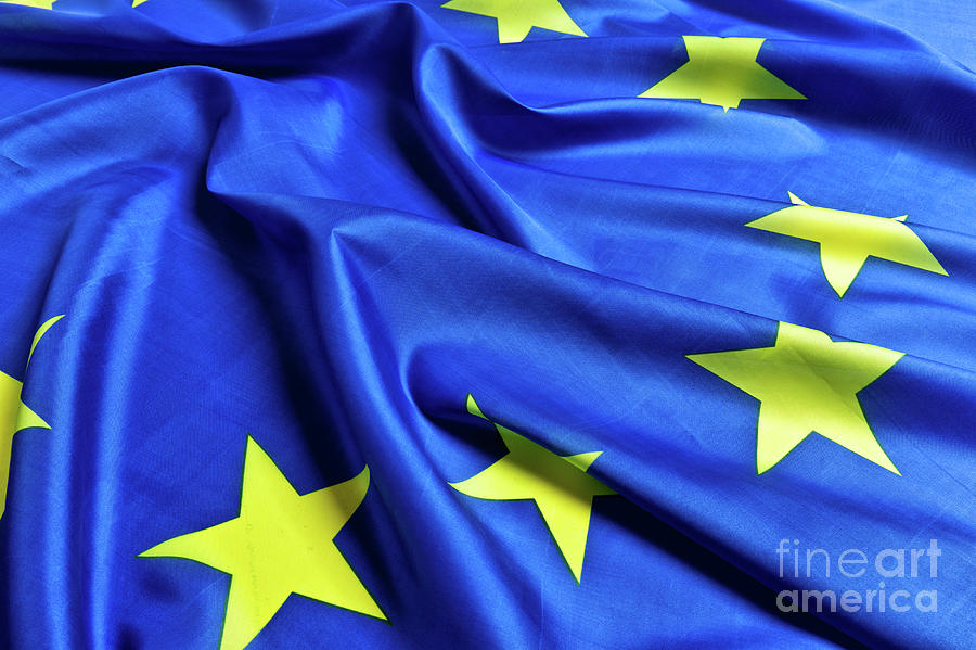 European Flag Background #2 Photograph by Gualtiero Boffi
