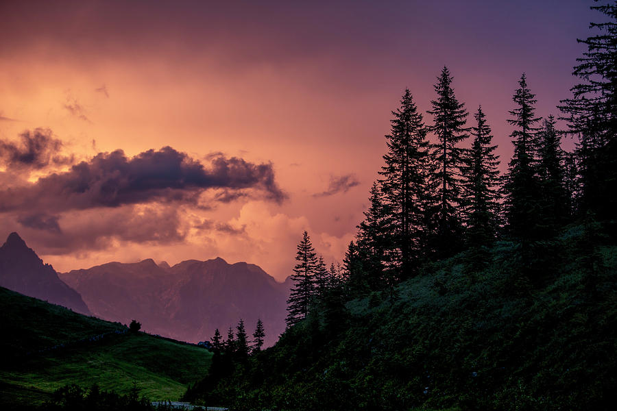 Evening In The Alps Photograph