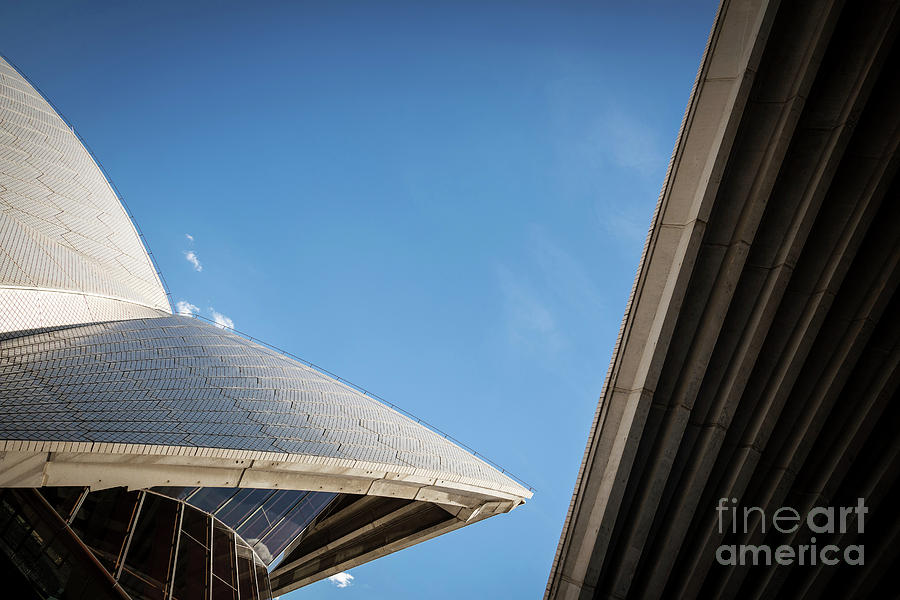 Exterior Architecture Detail Of Sydney Opera House Landmark In A #2 Photograph by JM Travel Photography