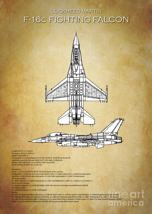 F16 Fighting Falcon Digital Art by Airpower Art | Fine Art America